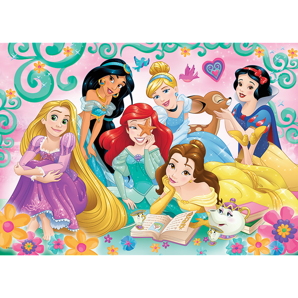 Puzzle - 200 - Radosny świat księżniczek - Disney Princess - Trefl 13268