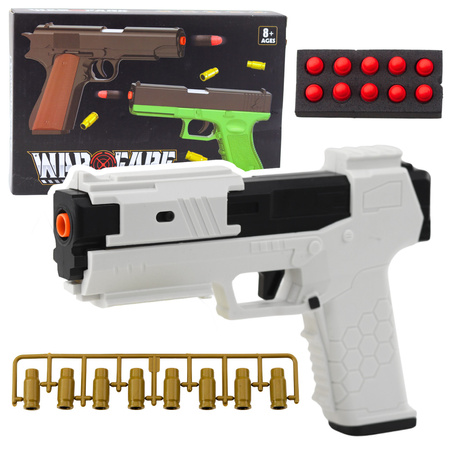 Toy Gun Foam Cartridges Ammunition Shells White