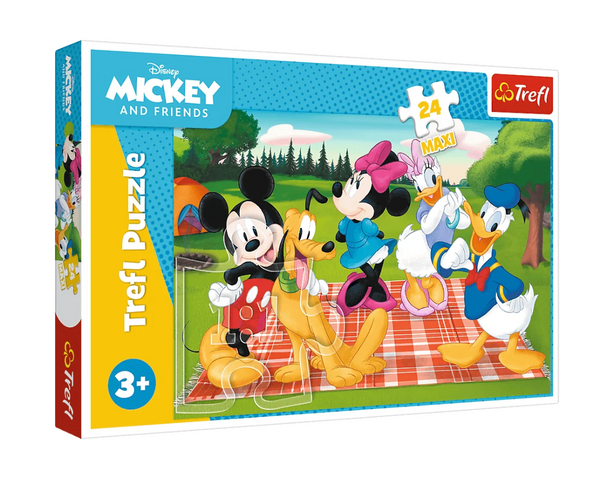 Puzzle – 24 Maxi – My Favourite Mickey Mouse – Disney Mickey Mouse & Friends – Trefl 14380