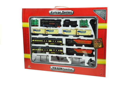 FENFA Elektrische Eisenbahn/Lokomotive Zug mit 300cm Strecke Spielzeug