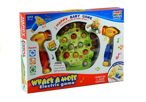 Whack a Mole Electric Game Toy Hammers with Sounds