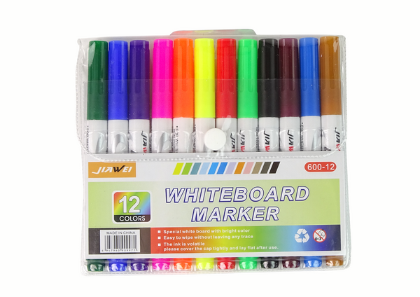 Magic Watercolour Markers 12 colours For painting on water, for dry erase boards