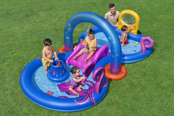 Dmuchany Plac Zabaw Podwodny Świat 330 x 188 x 177cm Bestway 53167