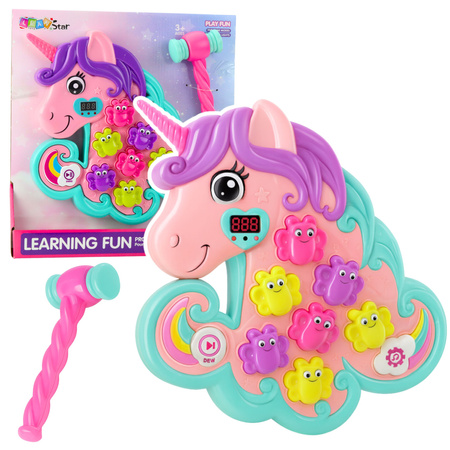 Whac A Mole Arcade Game Unicorn Colorful Lights Sounds