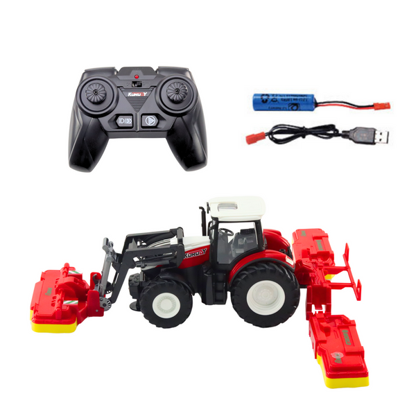 Remote Controlled RC 2.4G Agricultural Tractor With Lawn Mowers