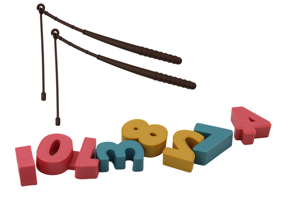 Arcade-Spiel Dinosaurier fangen, Gewicht lernen, Zählen, Mathematik