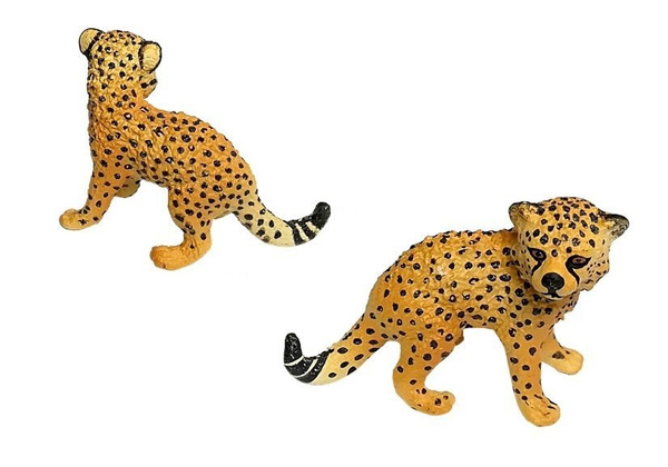 Cheetah Educational Figures Wild Animals 4 Pieces Savannah