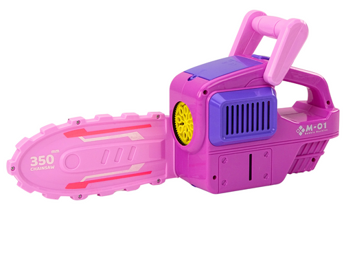 Soap Bubble Machine Chainsaw Pink
