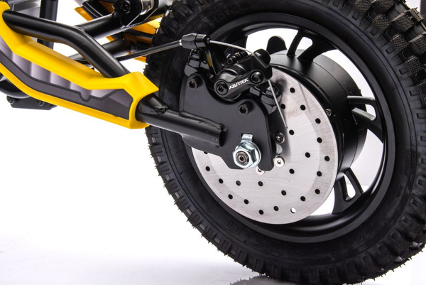 Batteriebetriebenes Motocross-Bike A9901 Gelb