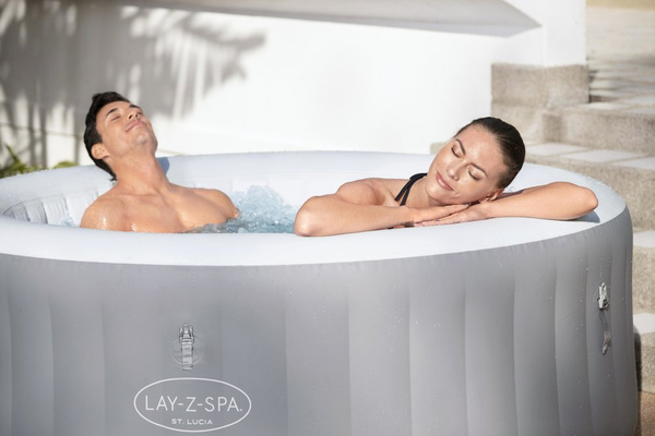3 Seater Inflatable Spa Jacuzzi 170 x 66cm Bestway 60037