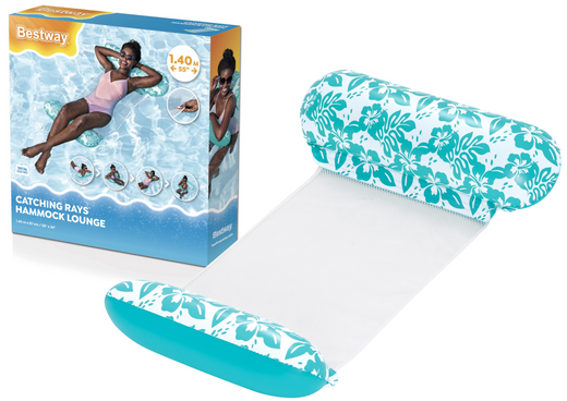 Inflatable Swimming Mattress Mesh Mint 140 x 87 cm Bestway 43839