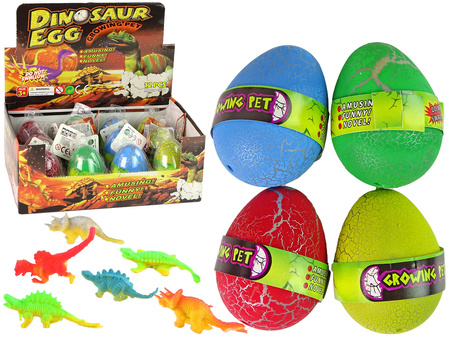 Hatching Magic Dinosaur Egg Growing 6 cm Colorful.