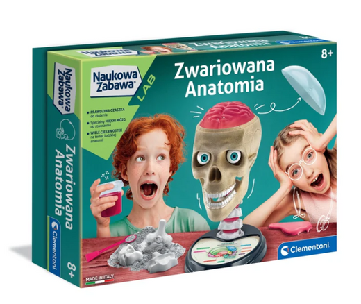 Scientific Fun Crazy Anatomy Kit Polish Language Clementoni 50697
