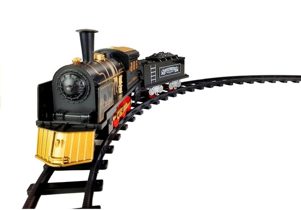 Klassische Eisenbahnlokomotive