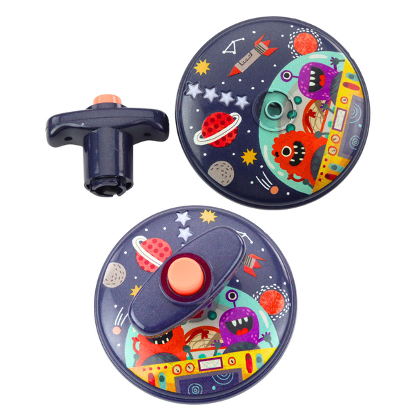 Colorful Luminous Disc Space Ufo Spinning Top