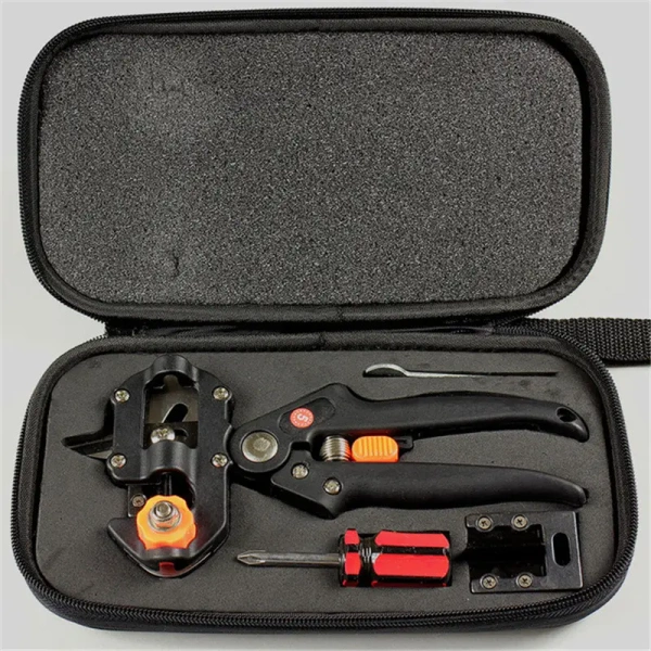 Tree budding grafting pruner set with case
