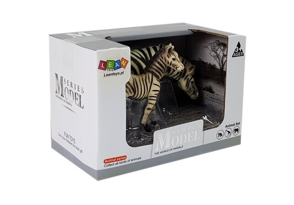 Set of figures Animals Africa Hippo Zebra