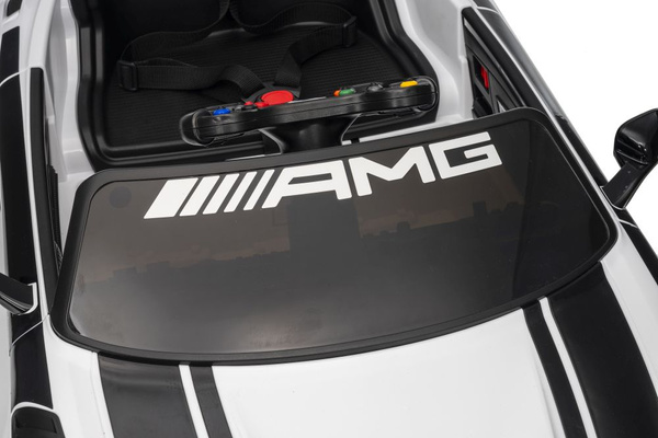 Battery-powered car Mercedes AMG GT3 White