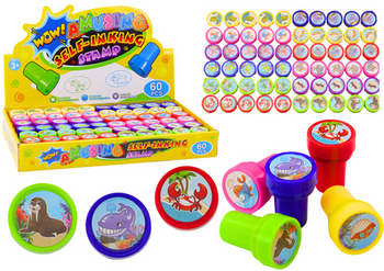 Decorative Stamps 12 Aquatic Animal Patterns 6 Colors