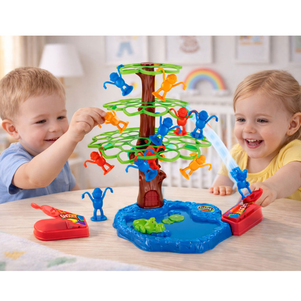 Jumping Monkeys Tree Lake Familien-Arcade-Spiel