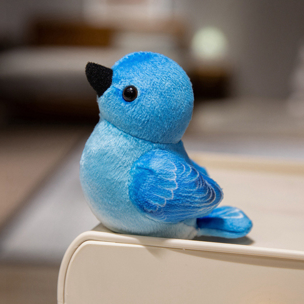 Kleiner Plüschvogel Blaumeise Stieglitz 10cm