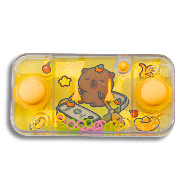 Capybara Wasser-Arcade-Spiel: Bunte Kreise gemischt