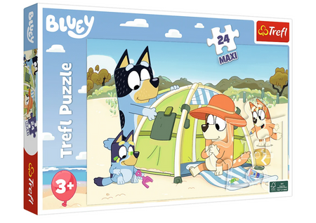 24-teiliges Puzzle. Maxi Wonderful Day Bluey Trefl 14357