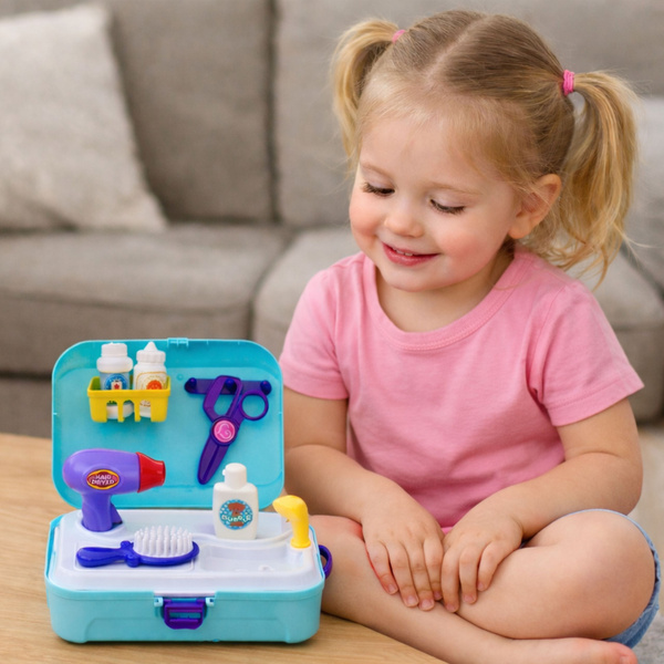 Schönheits-Set für Haustiere, Koffer, Rucksack, 16-teilig.