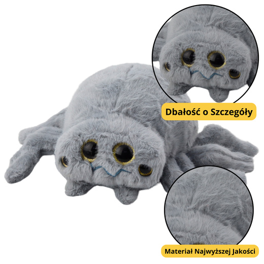 Plush Mascot Insect Spider Gray 30cm