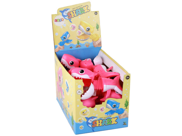 Spielzeug beißender Fisch Pink Shark Gun