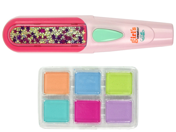 Haarfärbeset Haarglätter Strähnen 6 Farben