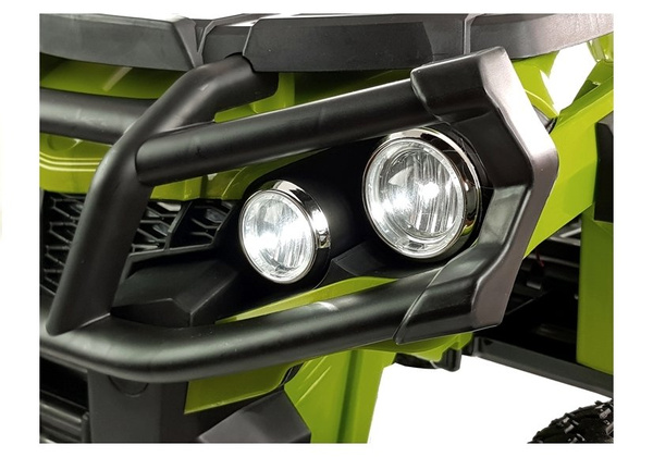 Elektro Quad BDM0906 Grün Ledersitz 2x45W 3 Geschwindigkeiten Fahrzeug