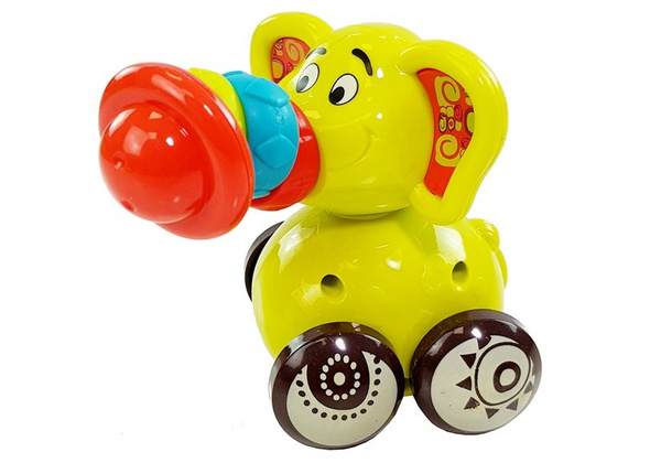 Toy Car Elephant for Babies Flexible Trumpet