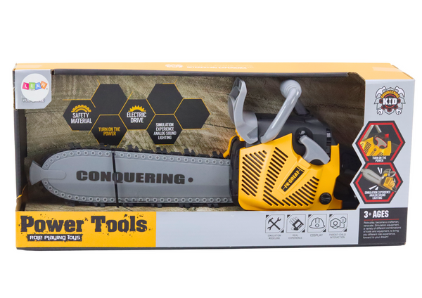 Kinder-Kettensägen-Gummiblatt-Lichtgeräusche