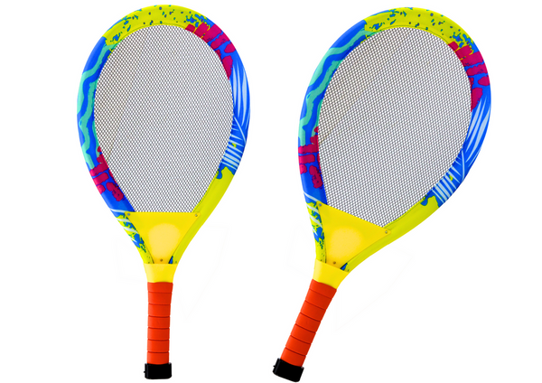 Badminton Set Glowing Rackets Shuttlecocks 2 Pcs
