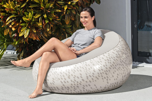 Inflatable Chair Gray Bestway 75052