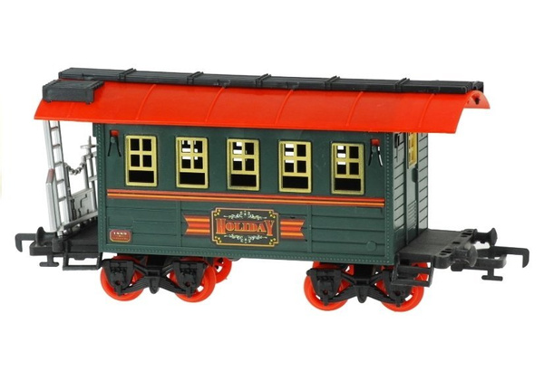 Eisenbahn Zug Batteriebetrieben 3 Wagons Sound und Licht Spielzeug für Kind 3+