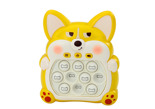 Arcade-Spielekonsole Pop-It Lisek 7 Spielmodi Gelb