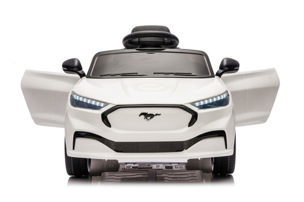 Ford Mustang Mach-E White 24V Battery-Powered Car