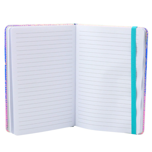 Notebook Notebook Lined Shell With Confetti Holographic A5 70 Sheets