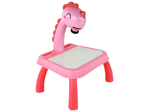 Whiteboard Projector Projector For Learning To Draw Pink Dinosaur