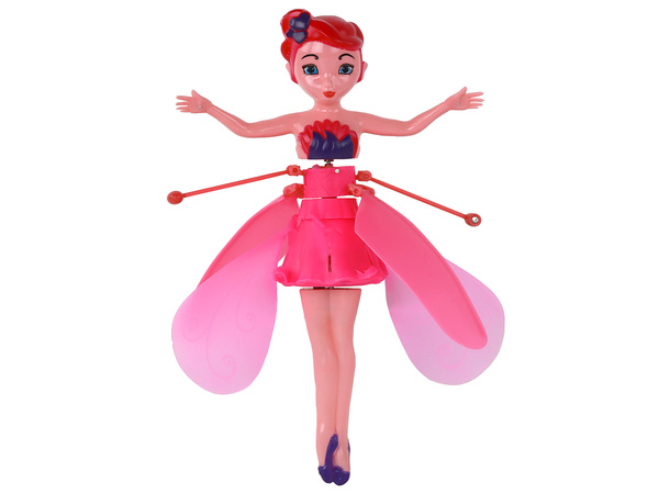 Hand-controlled Magic Flying Fairy Pink Doll