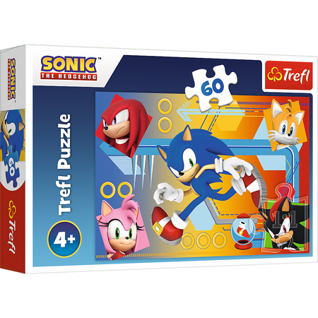 Sonic Puzzle 60 pcs Sonic in action 17387