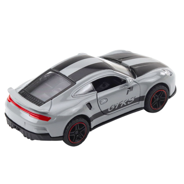 Metal Race Car with Opening Doors, Gray GTRS 1:43