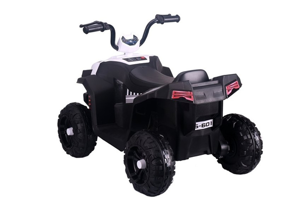 S601 White - Electric Ride On Quad