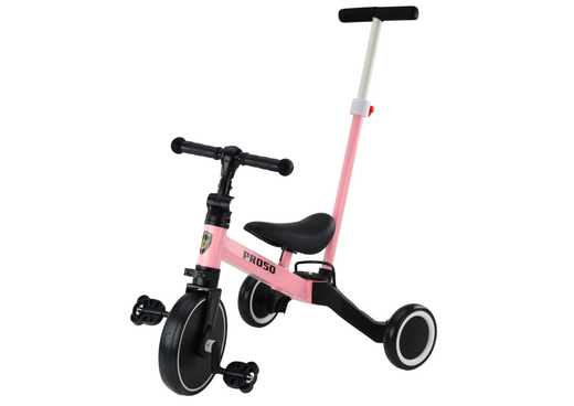 PRO50 Tricycle With Push Handle Pink