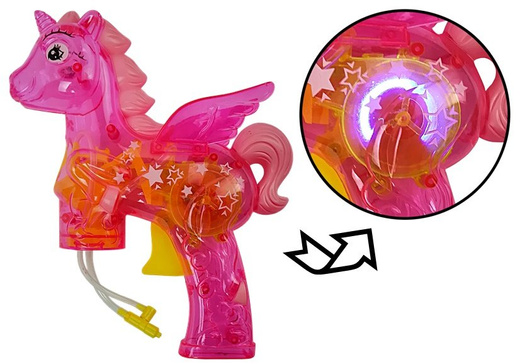 Soap Bubble Gun Einhorn Pink