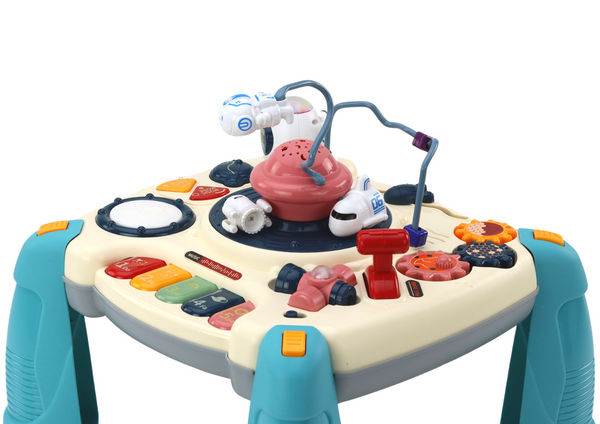 Interaktiver Lerntisch für Kinder, Klavier, Space Blue