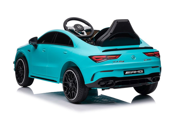 Battery-powered car Mercedes CLA 45s AMG Turquoise 4x4