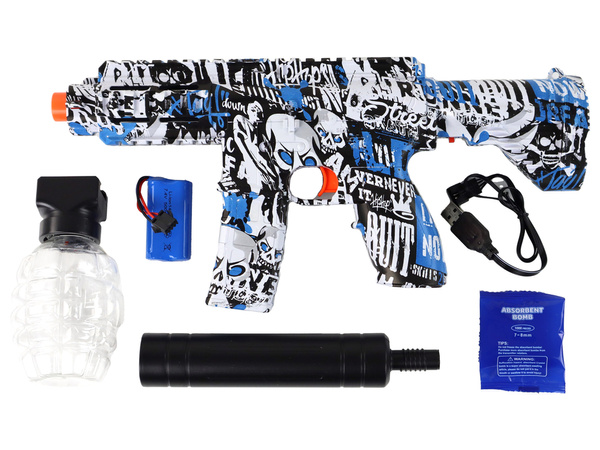 Pistol Weapon Water Rifle Blue Water Bullets